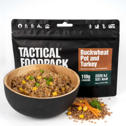 Tactical Foodpack Buckwheat pot and turkey - 100% natural food