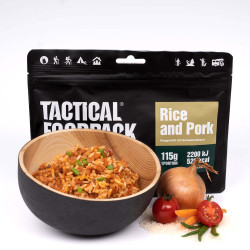Tactical Foodpack Rice and Pork - 100% natural food