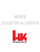 MIWB HOLSTER HECKLER&KOCH MIT LAMPEN