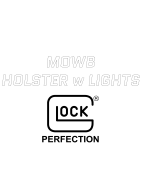 MOWB HOLSTER GLOCK MIT LAMPEN
